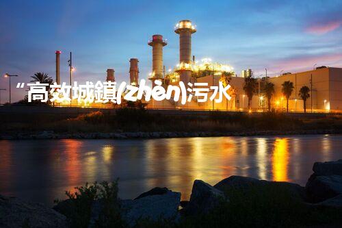 “高效城鎮(zhèn)污水處理流程，守護碧水藍天新篇章”